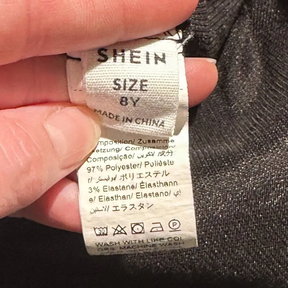 Shein Girls Size 8 Lot – Skirts and Dress Pink Overalls black corduroy